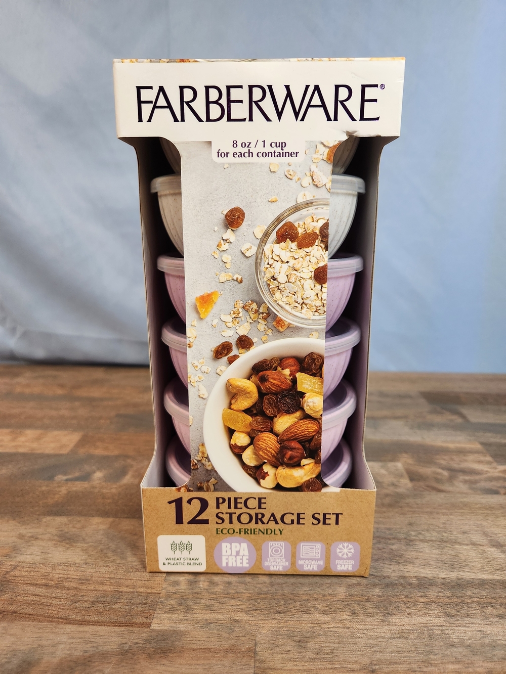 Farberware 12-Piece Lavender Storage Set
